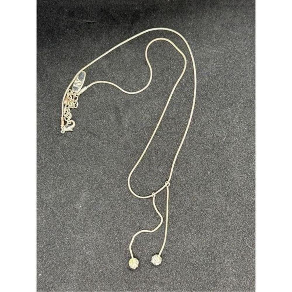 Beautiful unique Silver Pendant Necklace from NY, "Dangling Nest" Good Condition